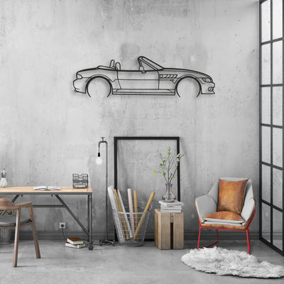 bmw z3 Classic Silhouette Metal Wall Art - Automotive Garage Decor