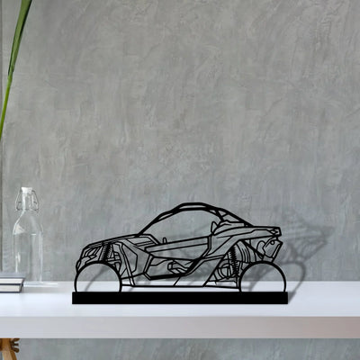 buggy-x3 Silhouette Metal Art Stand - Turbo Silhouette