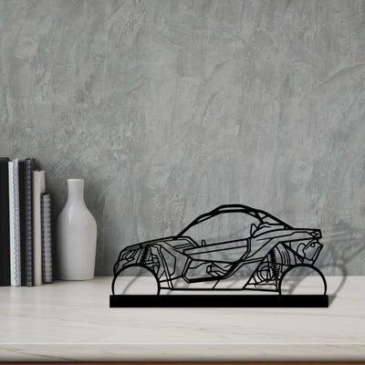 buggy-x3 Silhouette Metal Art Stand - Turbo Silhouette