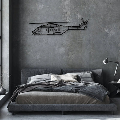 C-130H Hercules 2 Classic Aircraft Silhouette Metal Wall Art - Aviation Hangar Decor