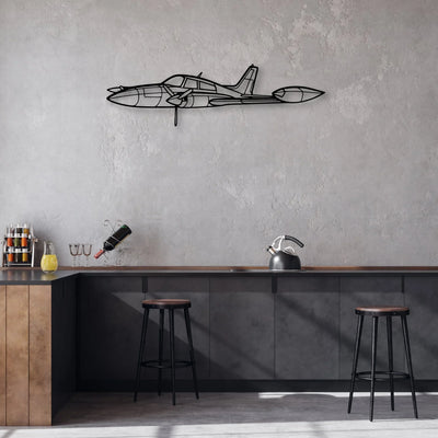 C-130H Hercules Classic Aircraft Silhouette Metal Wall Art - Aviation Hangar Decor