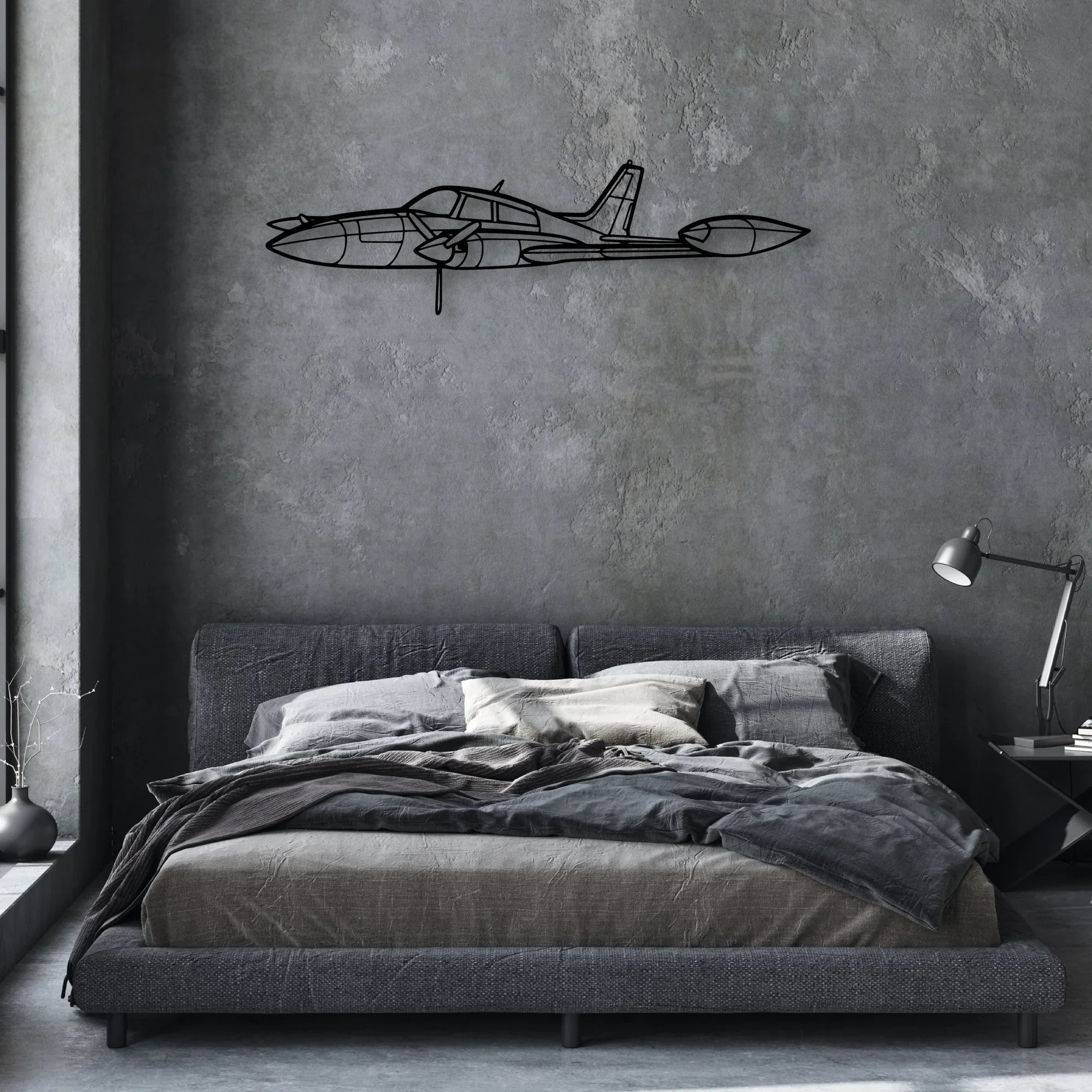 C-130H Hercules Classic Aircraft Silhouette Metal Wall Art - Aviation Hangar Decor