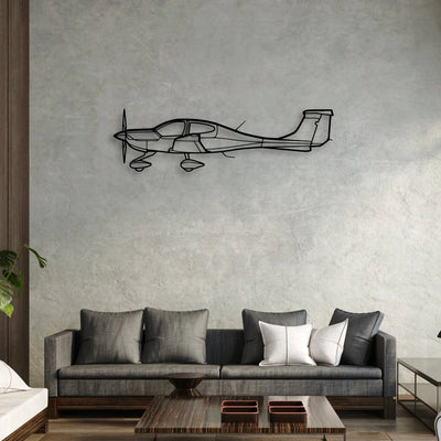C-165 Classic Aircraft Silhouette Metal Wall Art - Aviation Hangar Decor