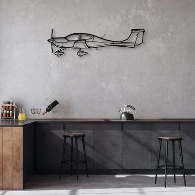 C-165 Classic Aircraft Silhouette Metal Wall Art - Aviation Hangar Decor
