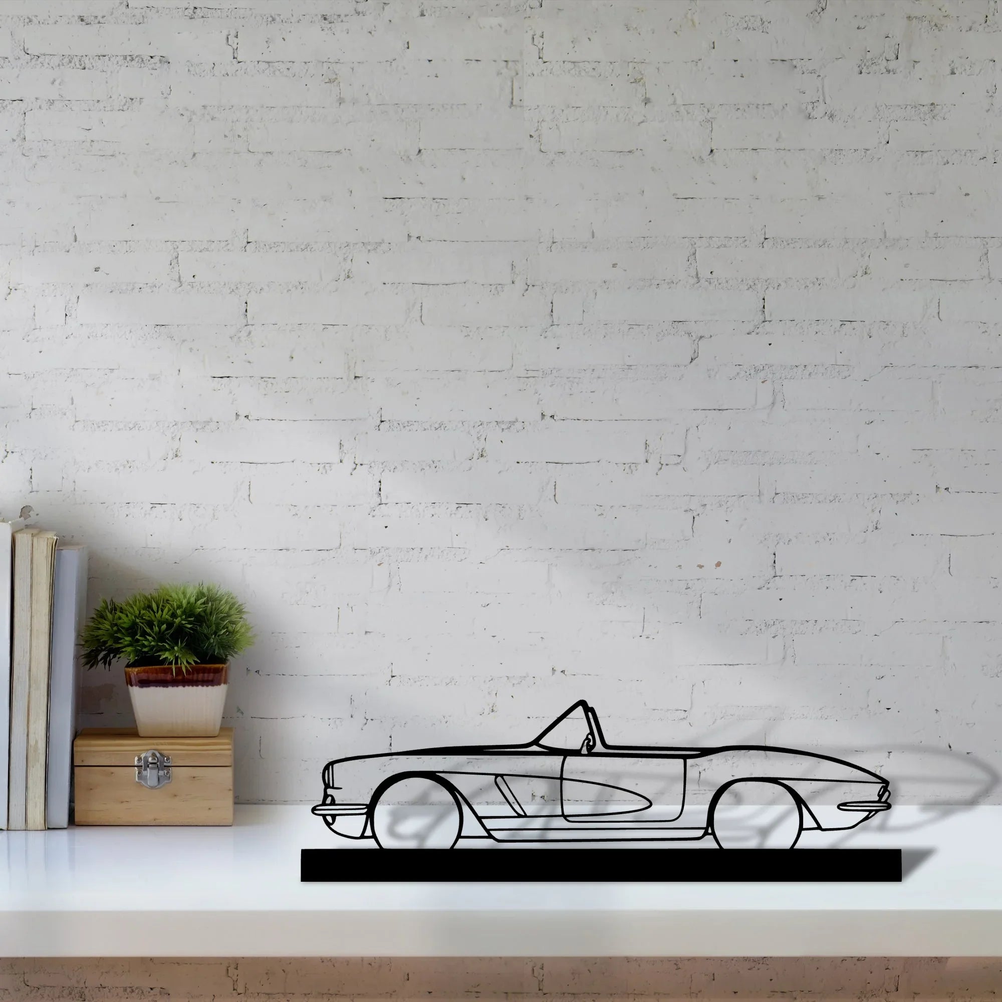 c1-1962 Silhouette Metal Art Stand - Turbo Silhouette