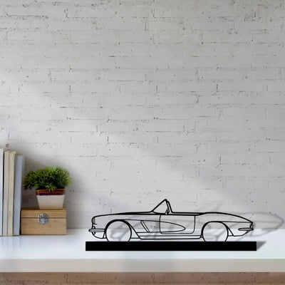 c1-1962 Silhouette Metal Art Stand - Turbo Silhouette