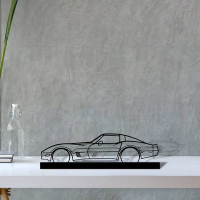 c1-1982 Silhouette Metal Art Stand - Turbo Silhouette