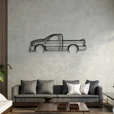 c Classic Silhouette Metal Wall Art - Automotive Garage Decor