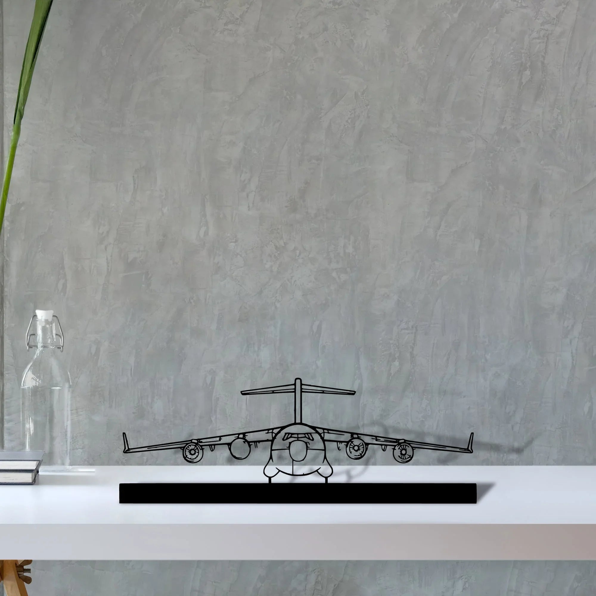 c17 Silhouette Metal Art Stand - Turbo Silhouette