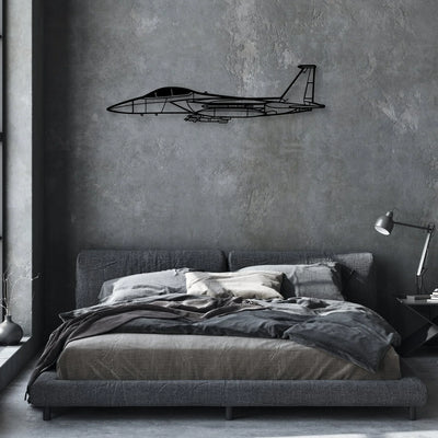 C182 Classic Aircraft Silhouette Metal Wall Art - Aviation Hangar Decor