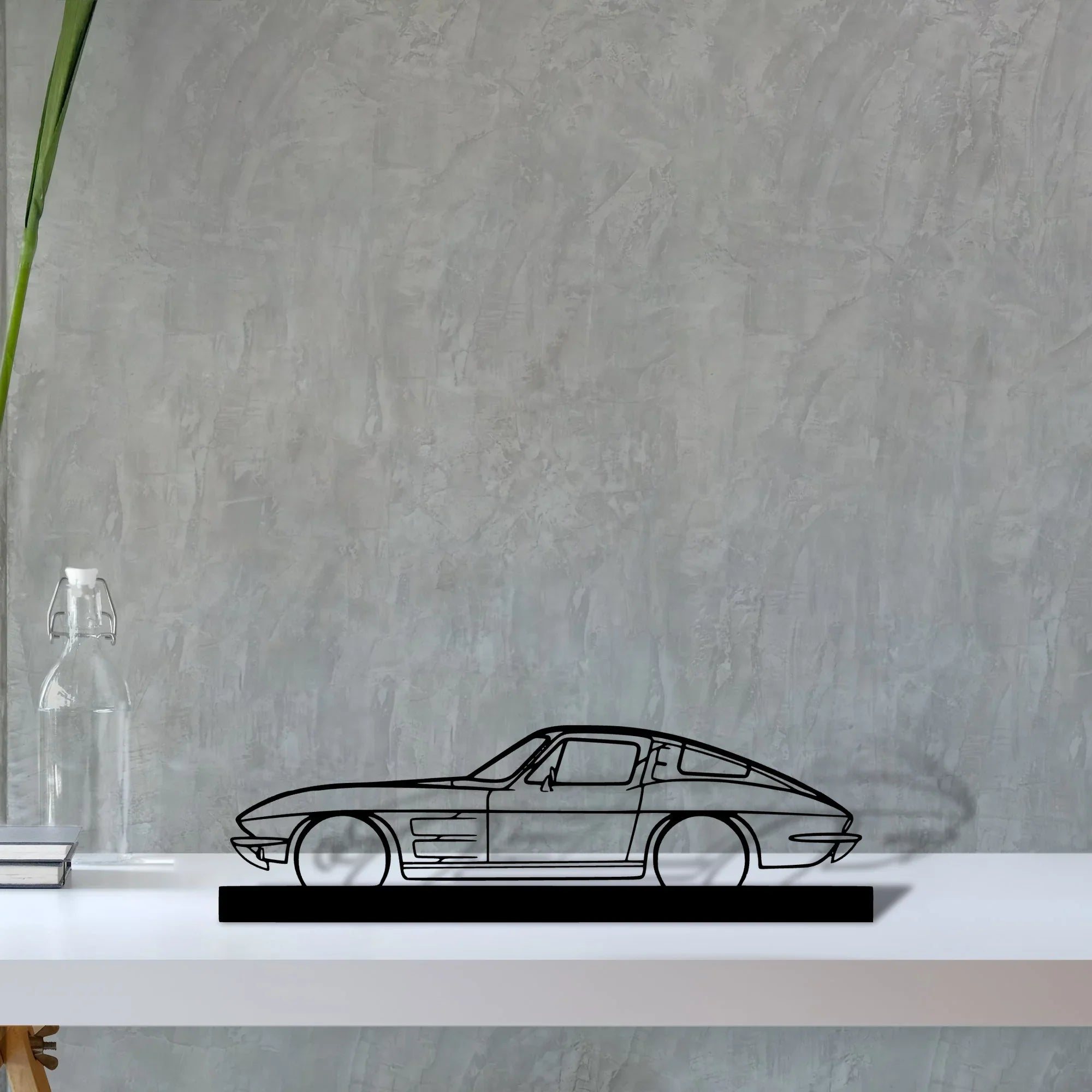 c2-1963 Silhouette Metal Art Stand - Turbo Silhouette