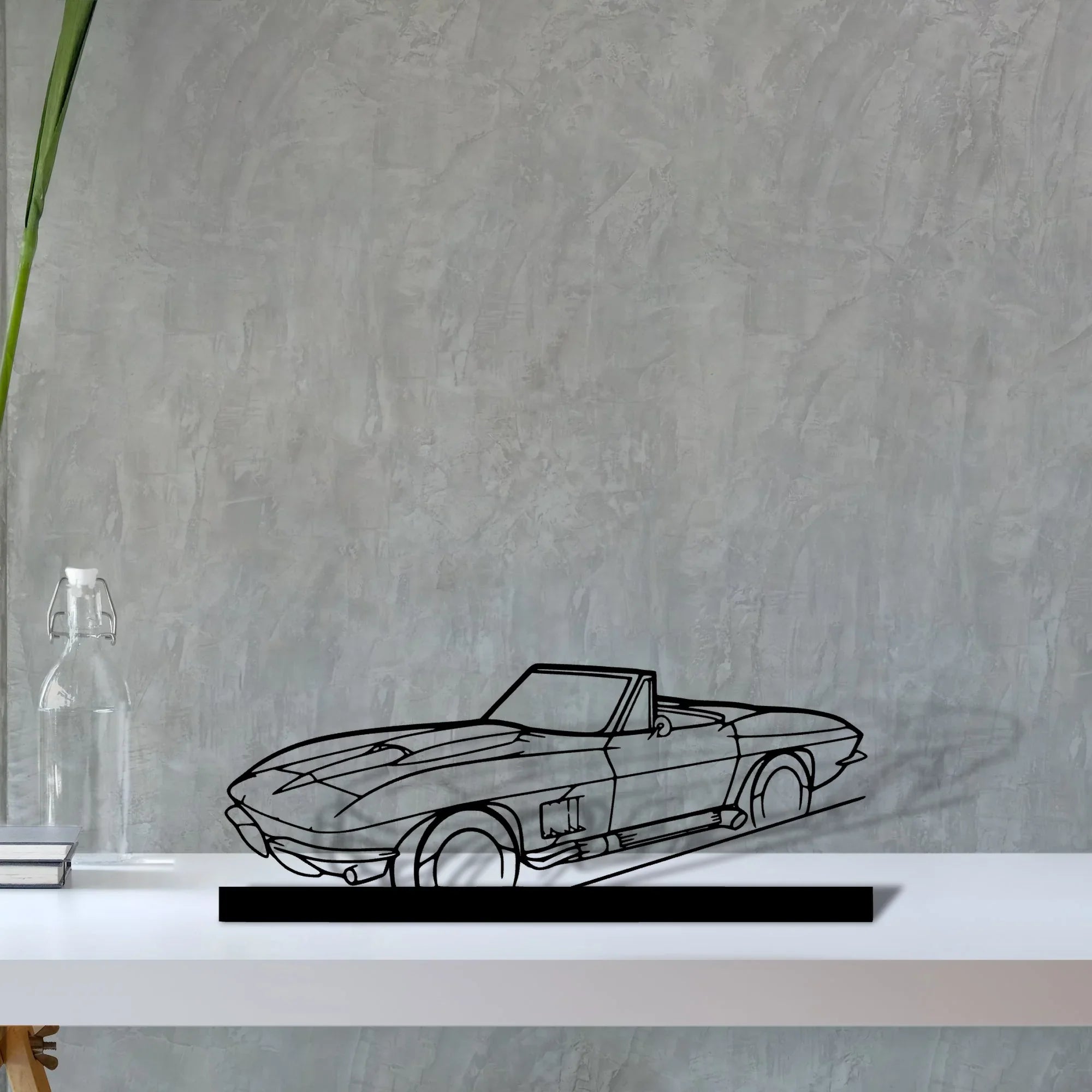 c2 Silhouette Metal Art Stand - Turbo Silhouette