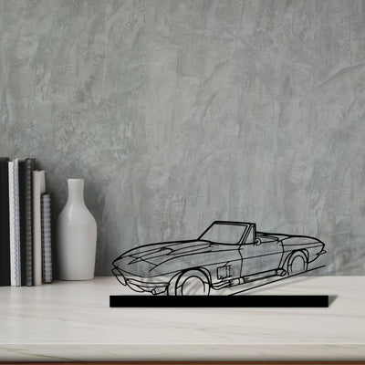 c2 Silhouette Metal Art Stand - Turbo Silhouette