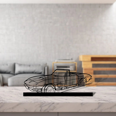 c2 Silhouette Metal Art Stand - Turbo Silhouette