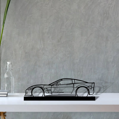 c6-zr1 Silhouette Metal Art Stand - Turbo Silhouette