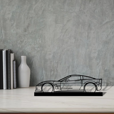 c6-zr1 Silhouette Metal Art Stand - Turbo Silhouette