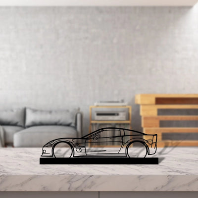 c6-zr1 Silhouette Metal Art Stand - Turbo Silhouette