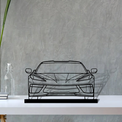c8-2 Silhouette Metal Art Stand - Turbo Silhouette