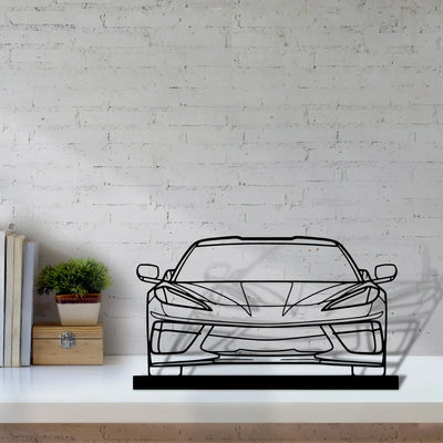 c8-2 Silhouette Metal Art Stand - Turbo Silhouette