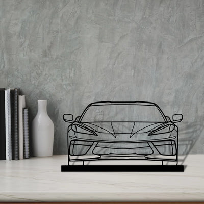 c8-2 Silhouette Metal Art Stand - Turbo Silhouette