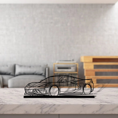 c8-3 Silhouette Metal Art Stand - Turbo Silhouette