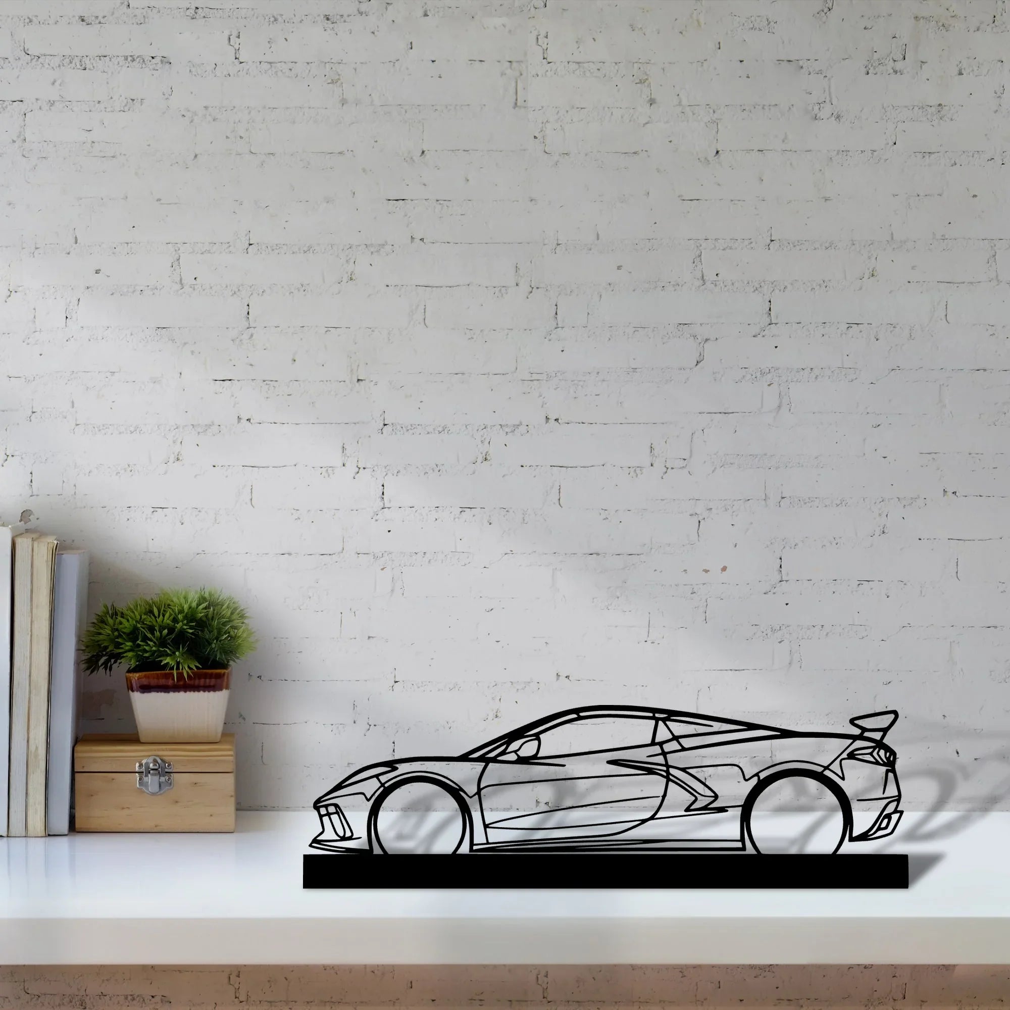c8-htc Silhouette Metal Art Stand - Turbo Silhouette