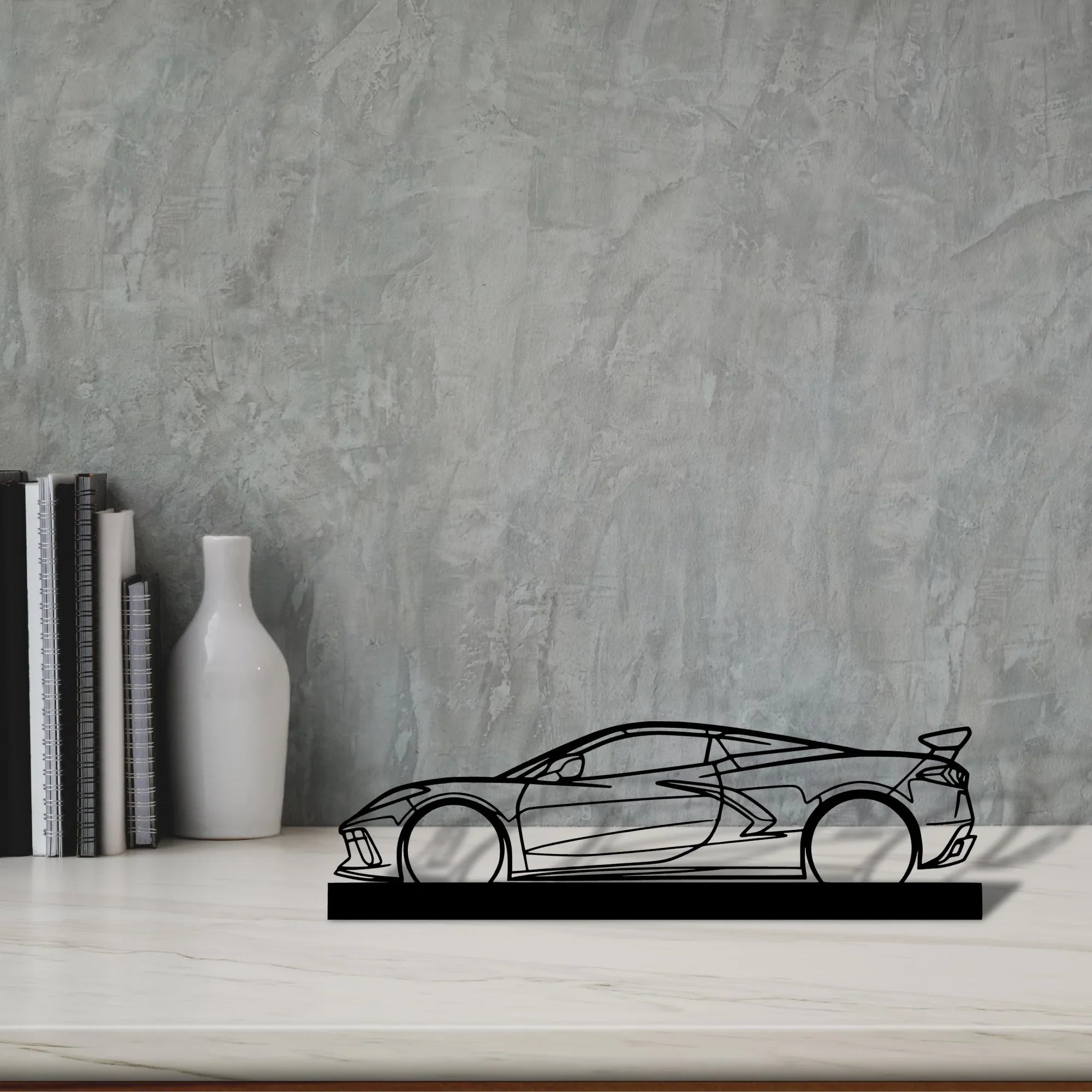 c8-htc Silhouette Metal Art Stand - Turbo Silhouette