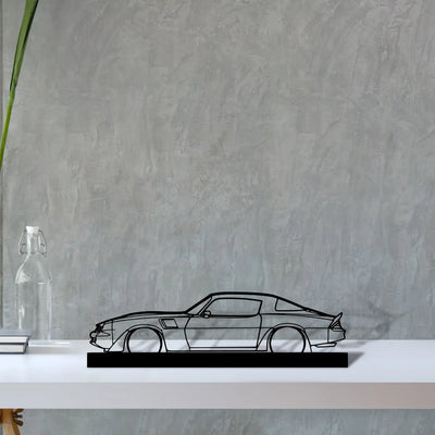 camaro-z28-1980 Silhouette Metal Art Stand - Turbo Silhouette