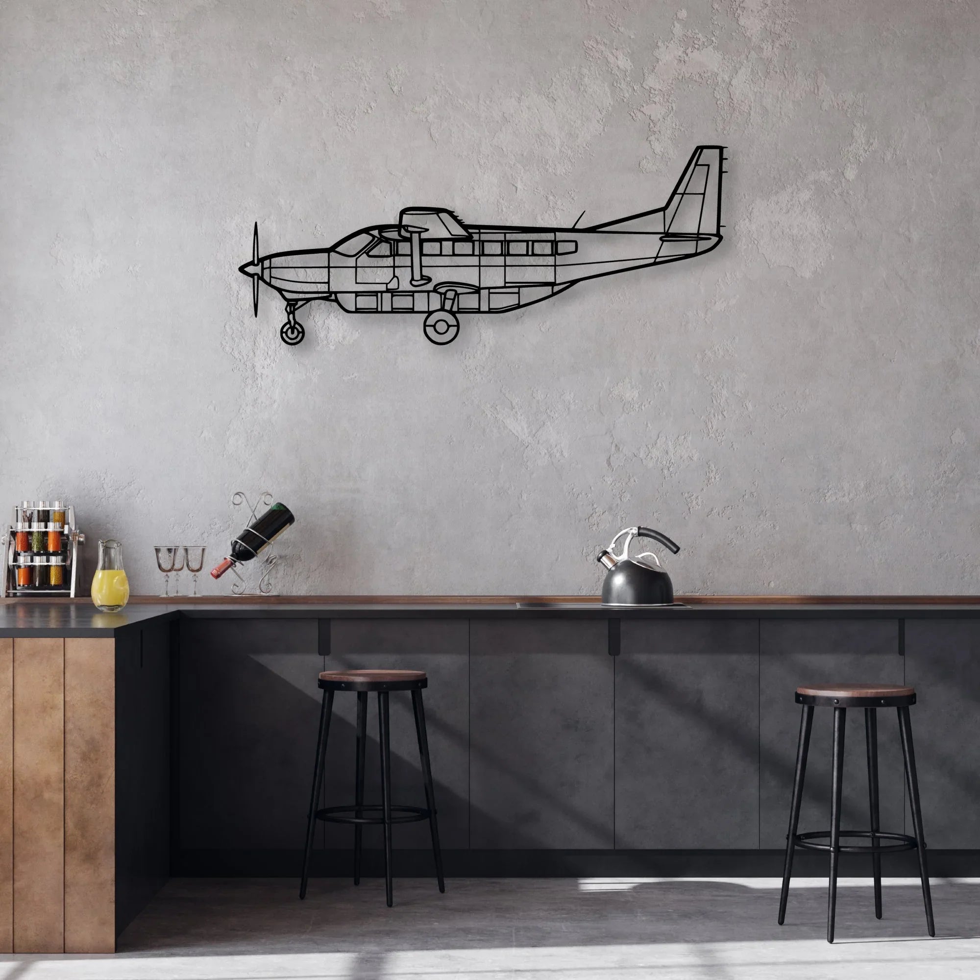 CF-105 Arrow 4 Classic Aircraft Silhouette Metal Wall Art - Aviation Hangar Decor