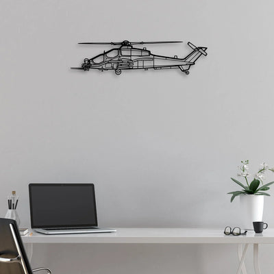 CH-53K King Stallion Classic Aircraft Silhouette Metal Wall Art - Aviation Hangar Decor