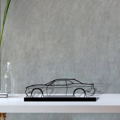 challenger-scat-2022 Silhouette Metal Art Stand - Turbo Silhouette