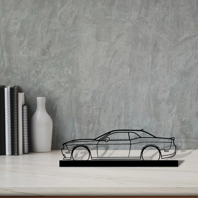 challenger-scat-2022 Silhouette Metal Art Stand - Turbo Silhouette