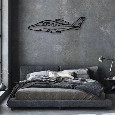 Cirrus SF30 Classic Aircraft Silhouette Metal Wall Art - Aviation Hangar Decor