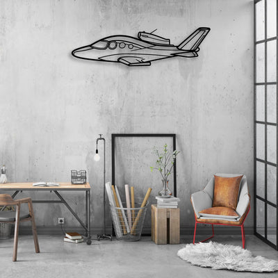 Cirrus SF30 Classic Aircraft Silhouette Metal Wall Art - Aviation Hangar Decor
