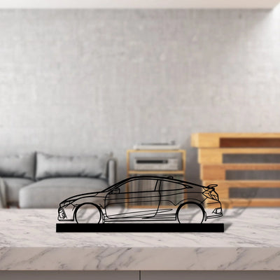 civic-si-coupe Silhouette Metal Art Stand - Turbo Silhouette