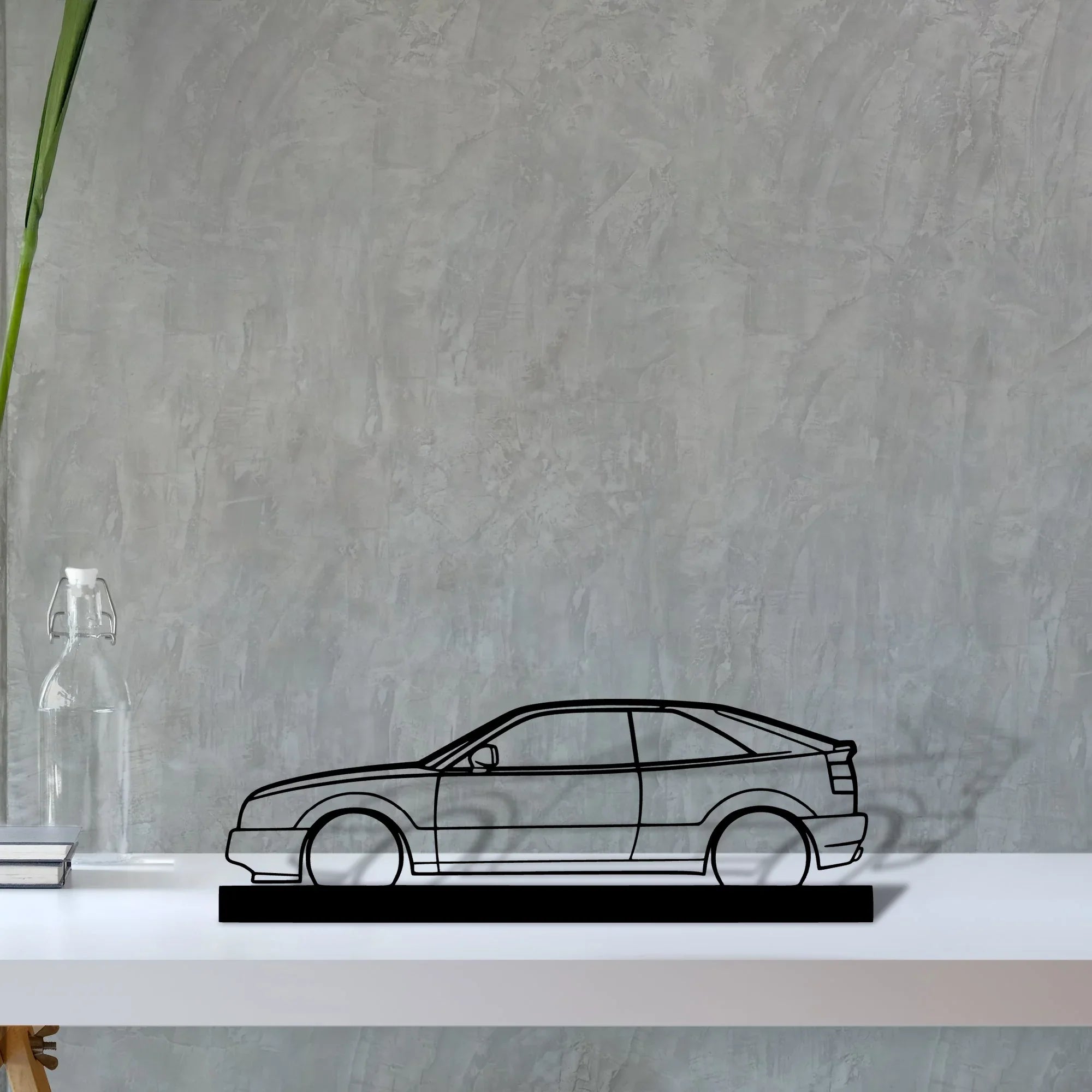 corrado-1990 Silhouette Metal Art Stand - Turbo Silhouette