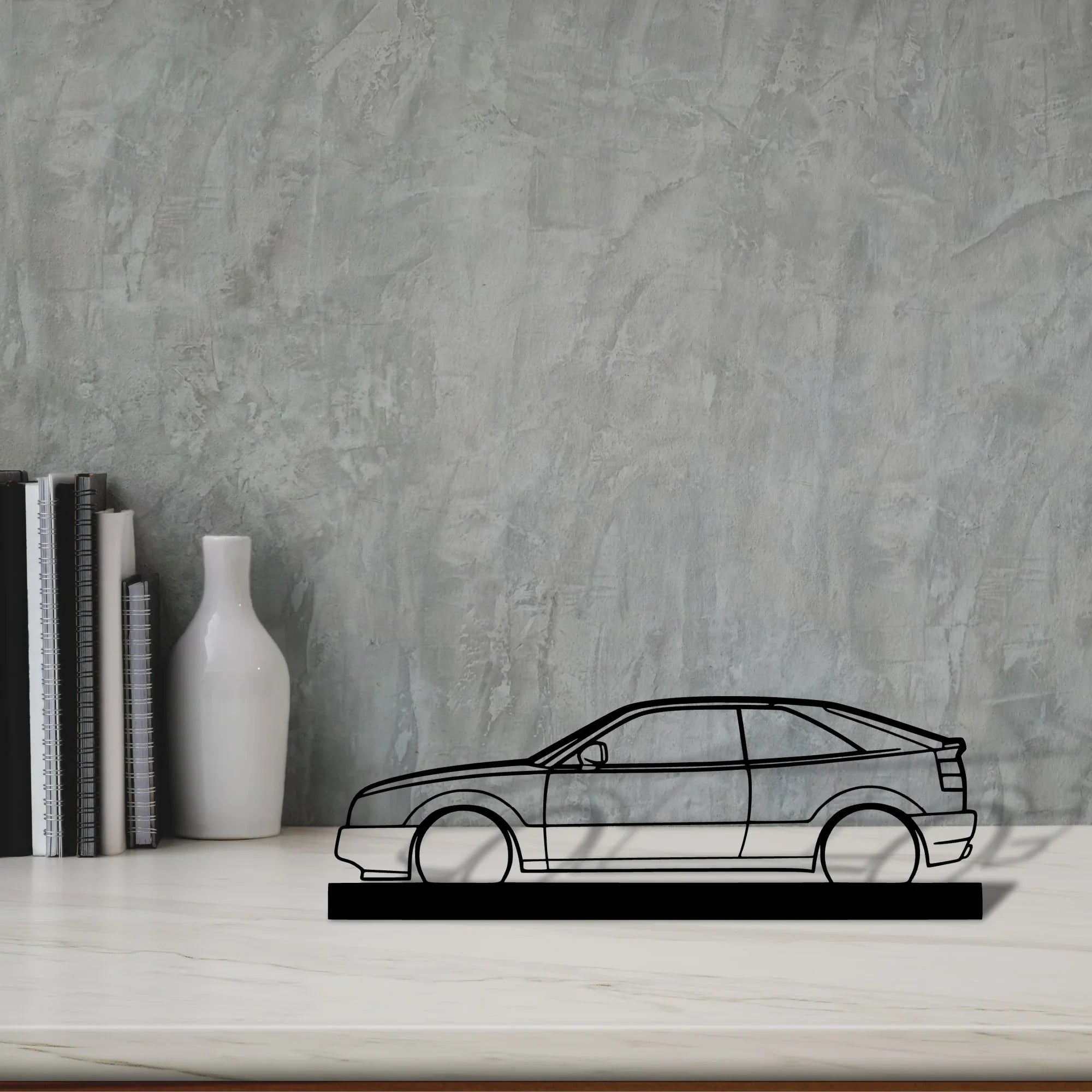 corrado-1990 Silhouette Metal Art Stand - Turbo Silhouette