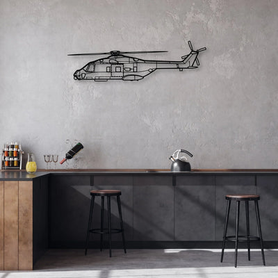 DA20 Classic Aircraft Silhouette Metal Wall Art - Aviation Hangar Decor