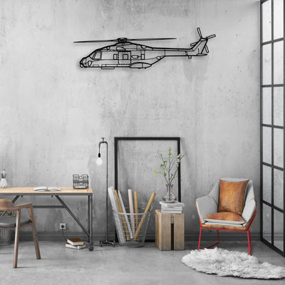 DA20 Classic Aircraft Silhouette Metal Wall Art - Aviation Hangar Decor