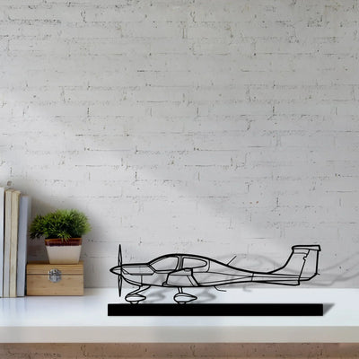 da40-2 Silhouette Metal Art Stand - Turbo Silhouette
