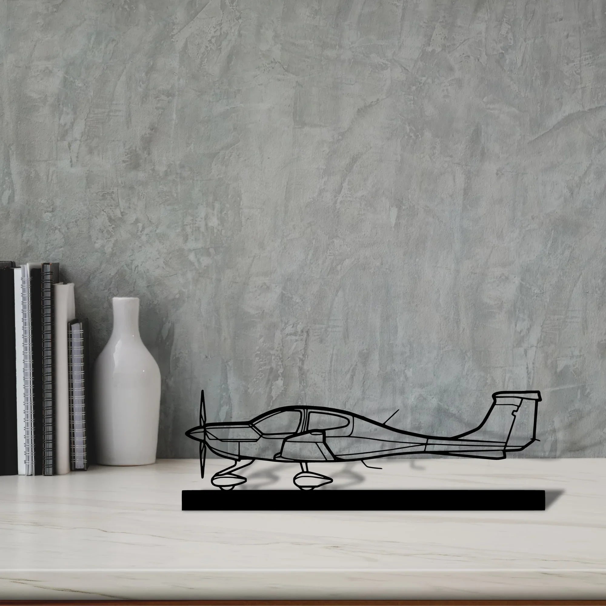 da40-2 Silhouette Metal Art Stand - Turbo Silhouette