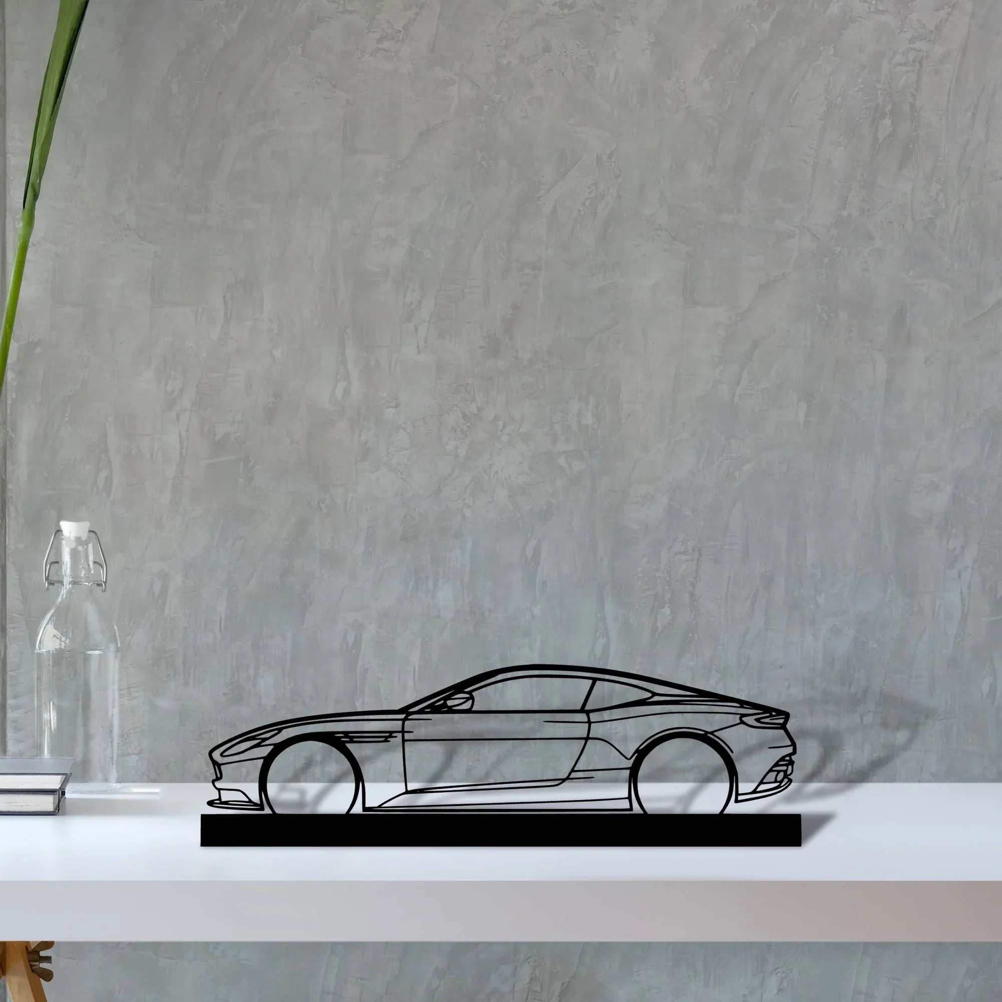 db11-2018 Silhouette Metal Art Stand - Turbo Silhouette