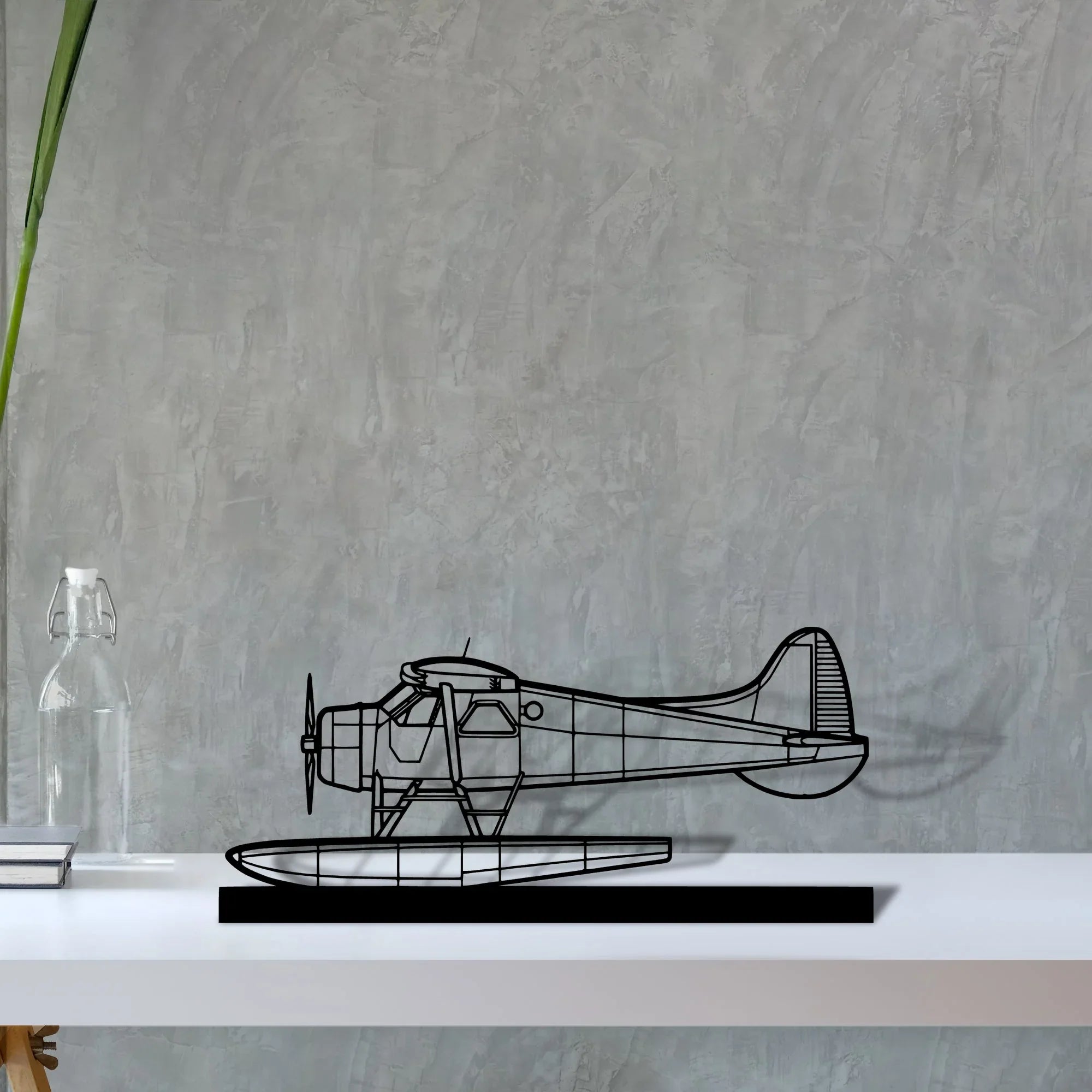 de-havilland-beaver-2 Silhouette Metal Art Stand - Turbo Silhouette