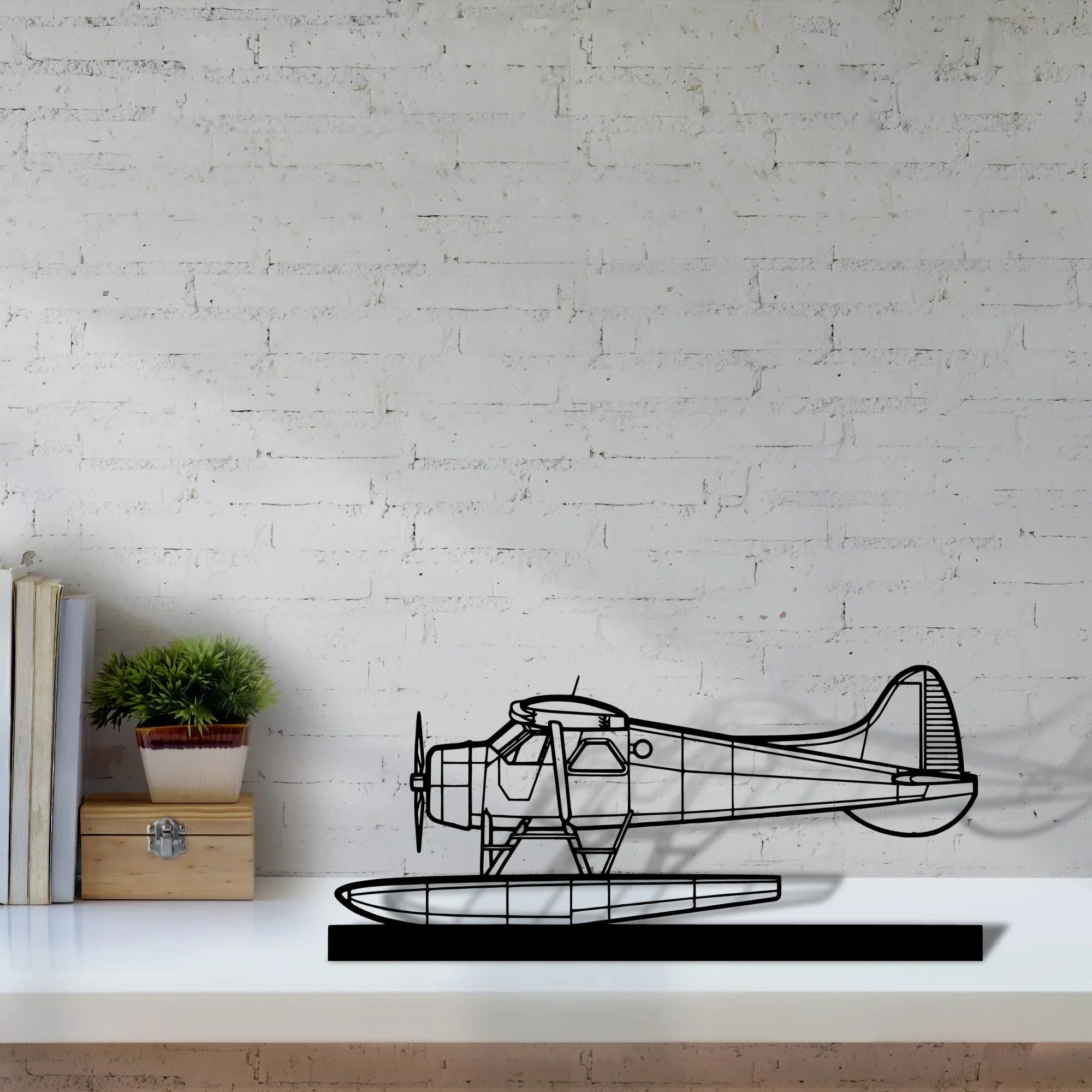 de-havilland-beaver-2 Silhouette Metal Art Stand - Turbo Silhouette