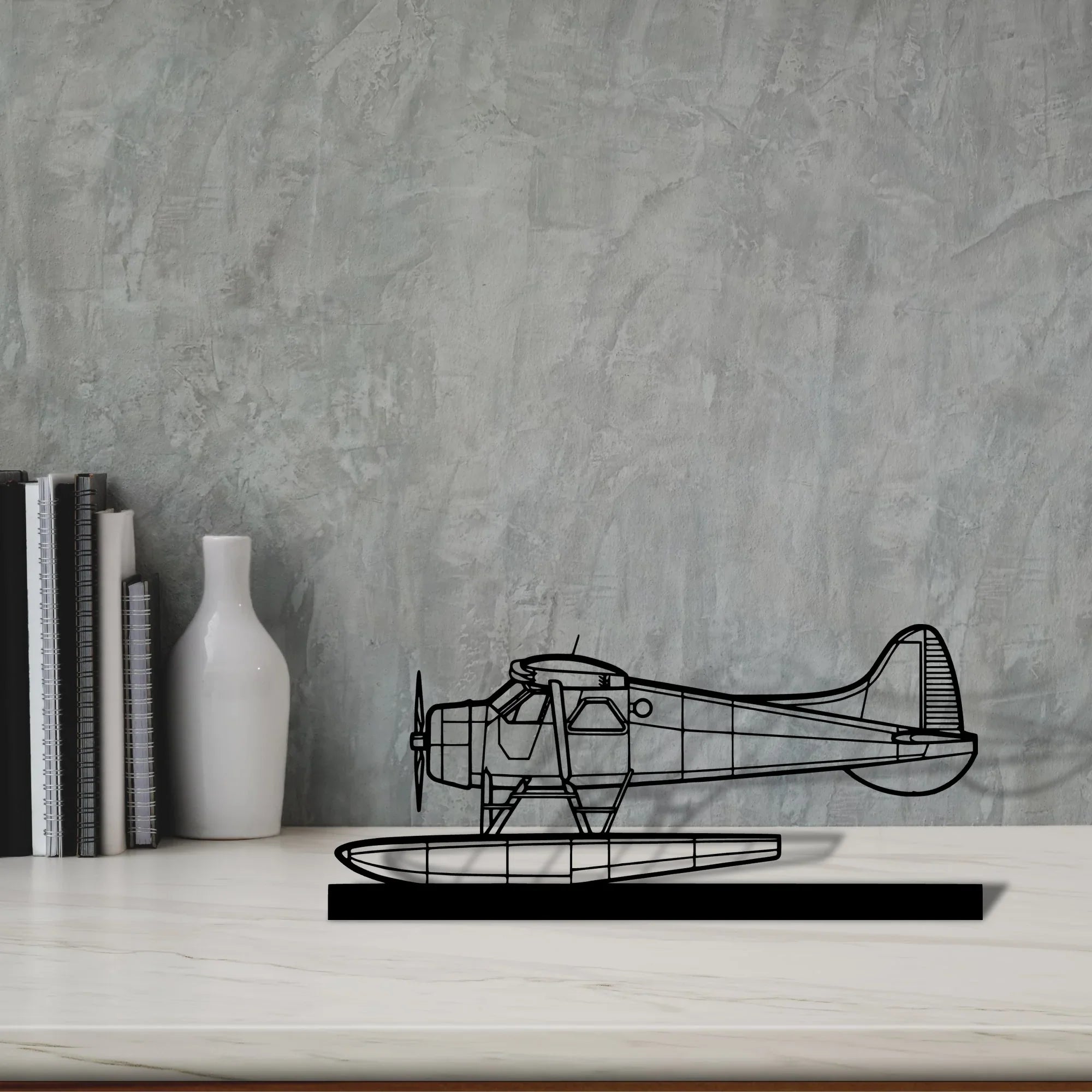 de-havilland-beaver-2 Silhouette Metal Art Stand - Turbo Silhouette