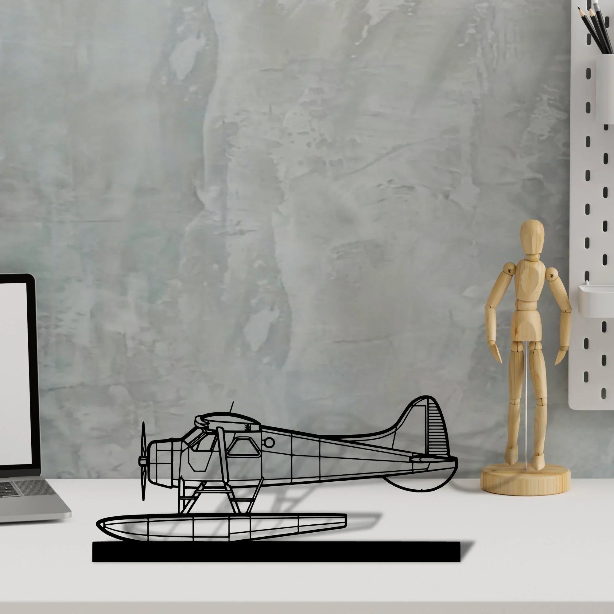 de-havilland-beaver-2 Silhouette Metal Art Stand - Turbo Silhouette