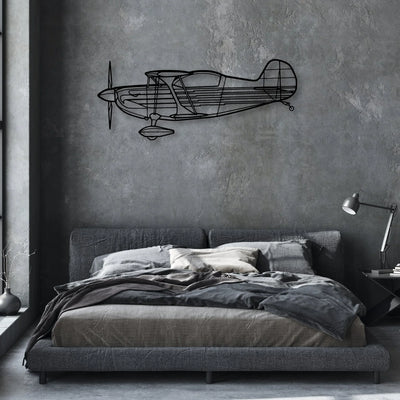 DHC-6 Twin Otter Classic Aircraft Silhouette Metal Wall Art - Aviation Hangar Decor