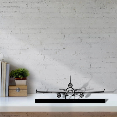 douglas-md-11-front-missiles Silhouette Metal Art Stand - Turbo Silhouette