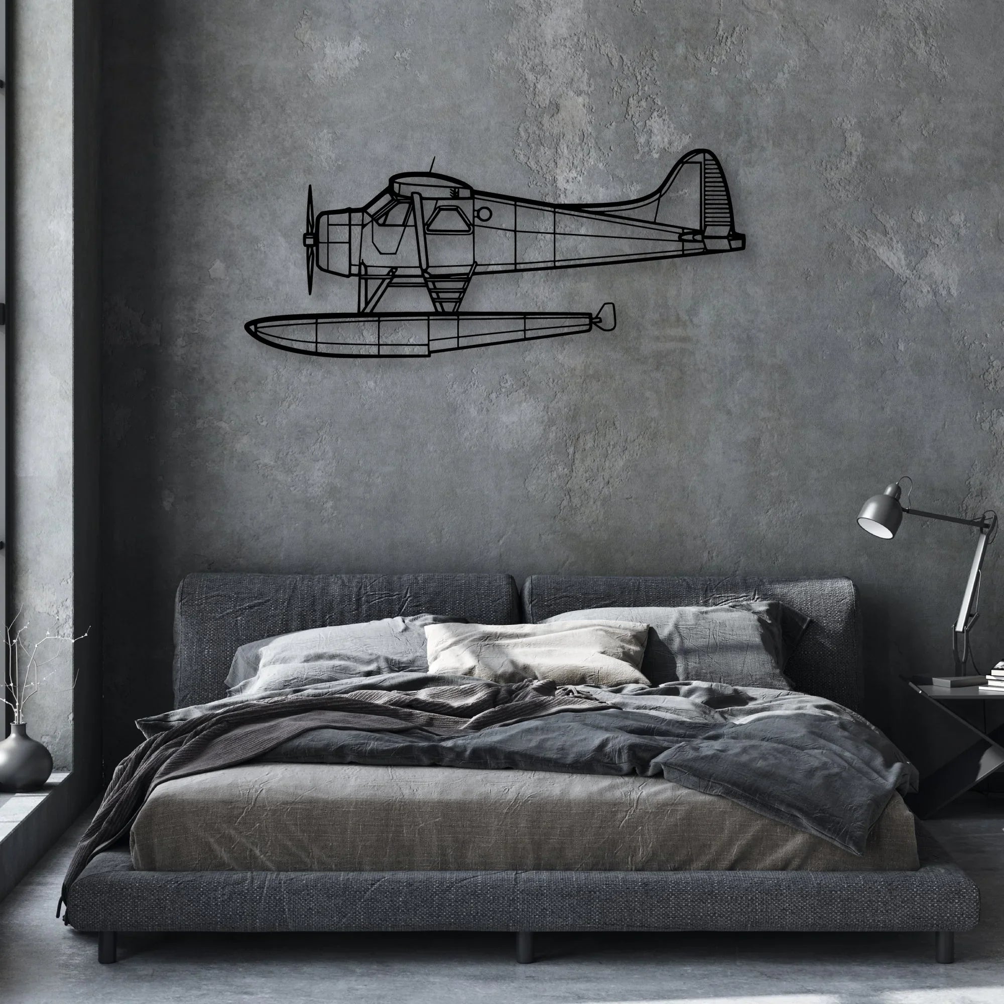Douglas MD-11 Classic Aircraft Silhouette Metal Wall Art - Aviation Hangar Decor