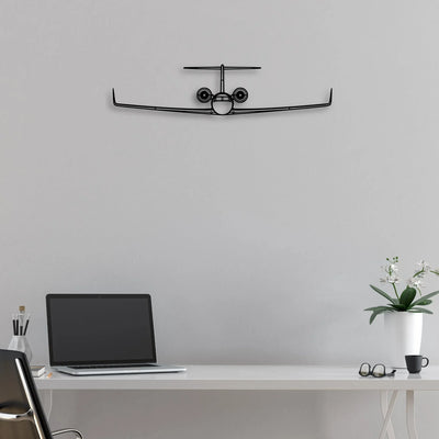 E-2C Hawkeye Classic Aircraft Silhouette Metal Wall Art - Aviation Hangar Decor